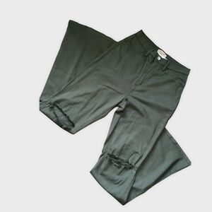 Aphrodite Wide legged ripped jeans. Olive Green. 2x curvy. NWOT